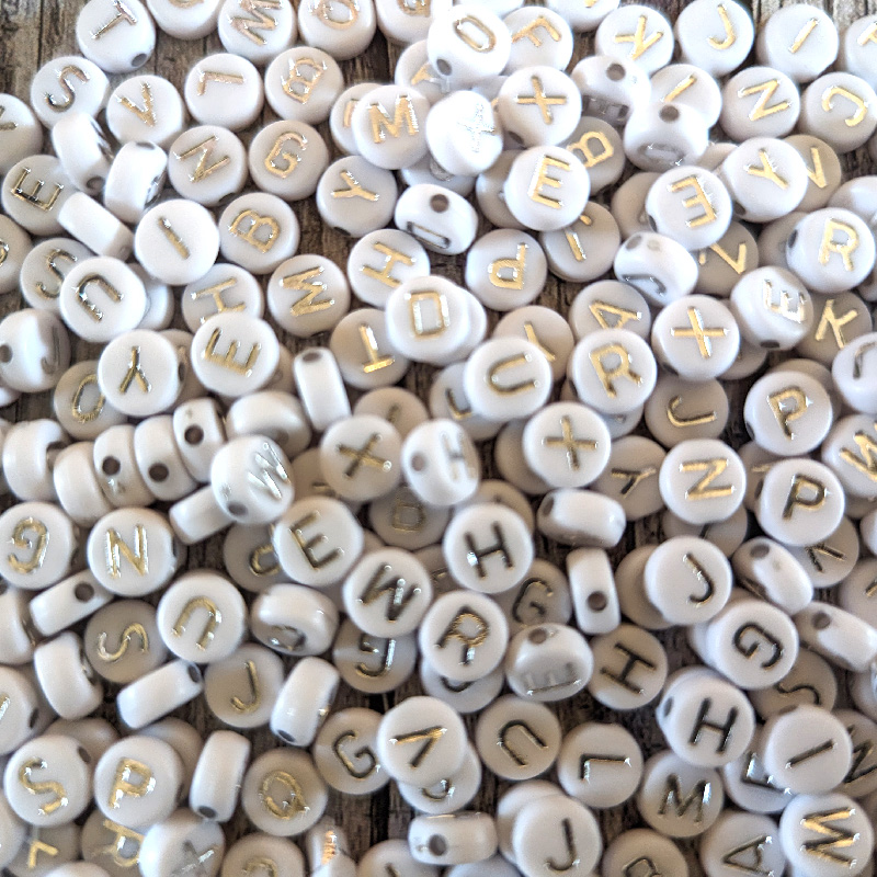 White Base, Silver Letters